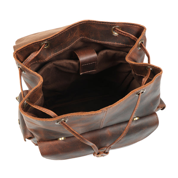 Load image into Gallery viewer, Emerson Buffalo Leather Backpack