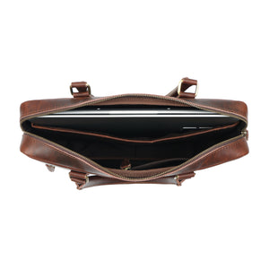 Julian Buffalo Leather Briefcase