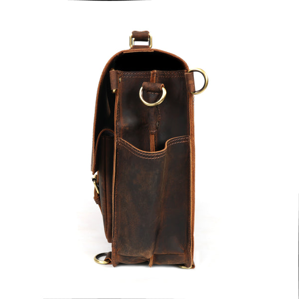 Load image into Gallery viewer, Cody Buffalo Leather Briefcase