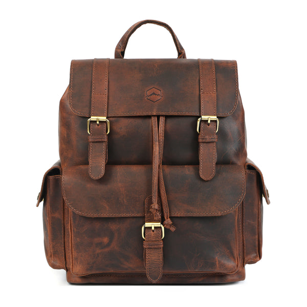 Load image into Gallery viewer, Emerson Buffalo Leather Backpack