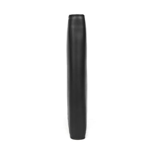 Emerson Black Leather Zippered Padfolio