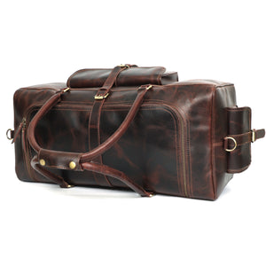 Adrian Buffalo Leather Duffel Bag for Men