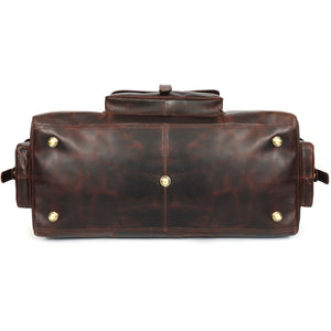 Adrian Buffalo Leather Duffel Bag for Men