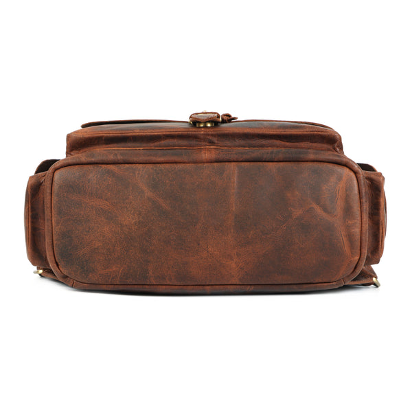 Load image into Gallery viewer, Emerson Buffalo Leather Backpack