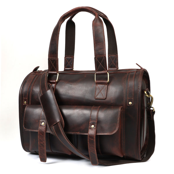 Load image into Gallery viewer, Bear Buffalo Leather Briefcase