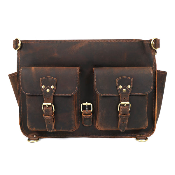 Load image into Gallery viewer, Cody Buffalo Leather Briefcase