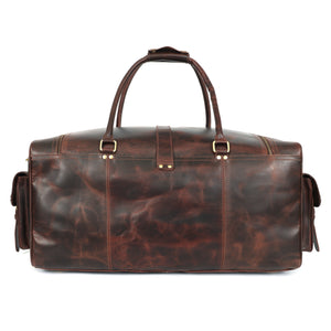 Adrian Buffalo Leather Duffel Bag for Men