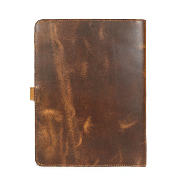 Load image into Gallery viewer, Buffalo Leather Snap Portfolio Padfolio