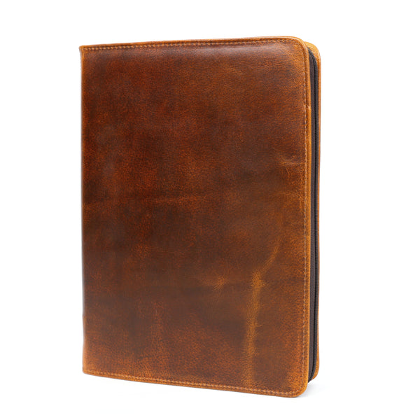 Load image into Gallery viewer, Hollis Buffalo Leather Portfolio Padfolio