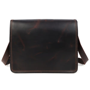 Thunder Buffalo Leather Messenger Bag for Men