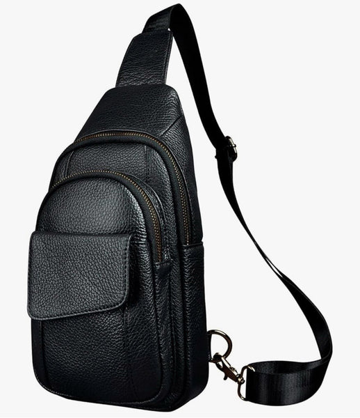 Load image into Gallery viewer, Cali Buffalo Leather Sling Bag