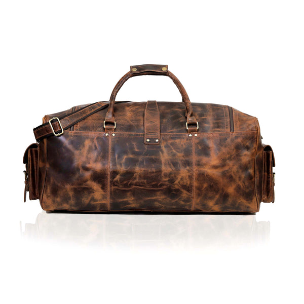 Load image into Gallery viewer, Soren Buffalo Leather Duffel Bag for Men