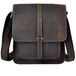 Logan Buffalo Leather Messenger Bag