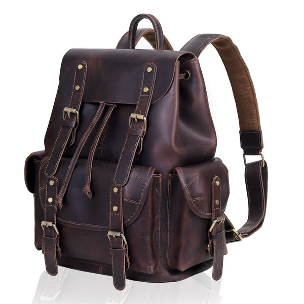 Load image into Gallery viewer, Dakota Buffalo Leather Backpack