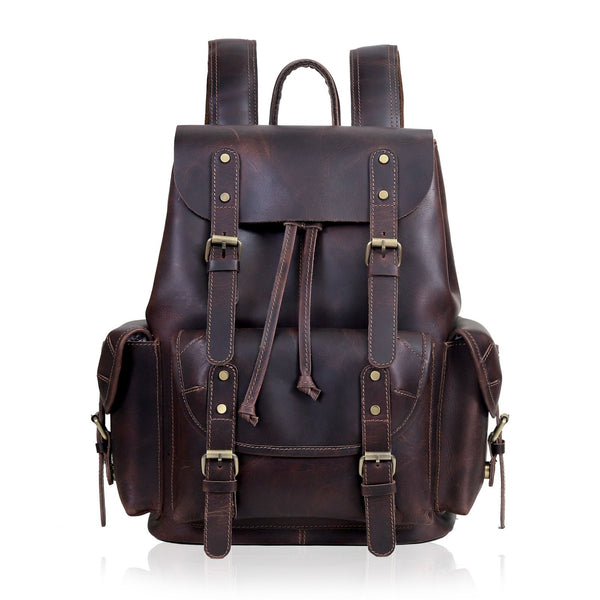 Load image into Gallery viewer, Dakota Buffalo Leather Backpack