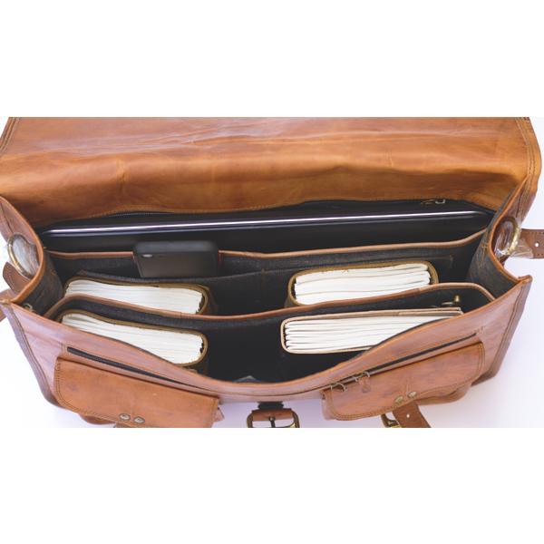 Load image into Gallery viewer, Glenn Leather Briefcase Bag for Men