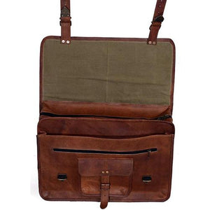 Grove Leather Messenger Bag