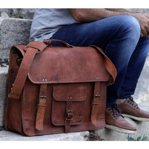 Grove Leather Messenger Bag