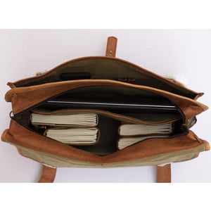 Grove Leather Messenger Bag