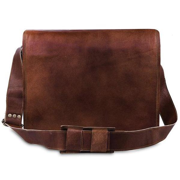 Load image into Gallery viewer, Ridge Leather Messenger Bag for Men