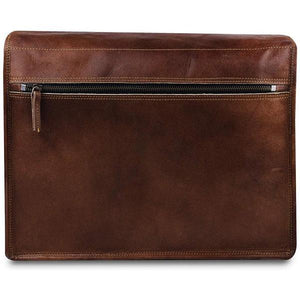 Ridge Leather Messenger Bag for Men