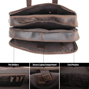 Hawk Leather Briefcase