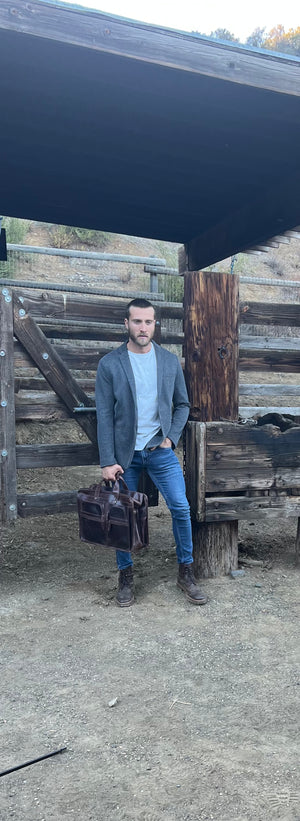 Hawk Leather Briefcase
