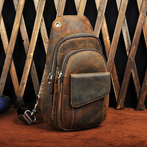 Cali Buffalo Leather Sling Bag