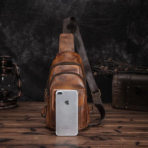Cali Buffalo Leather Sling Bag
