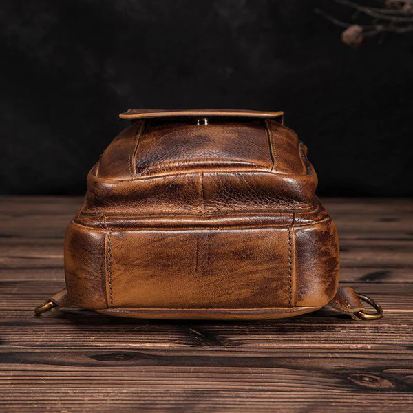 Load image into Gallery viewer, Cali Buffalo Leather Sling Bag