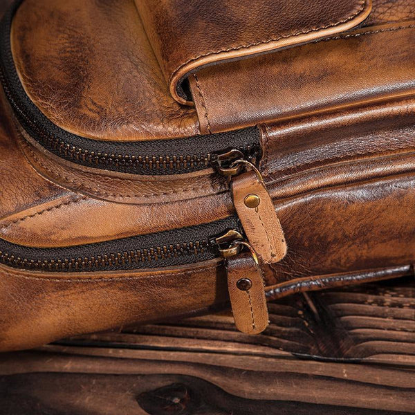 Load image into Gallery viewer, Cali Buffalo Leather Sling Bag