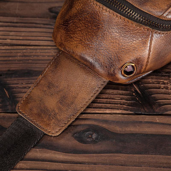 Load image into Gallery viewer, Cali Buffalo Leather Sling Bag