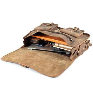 Pacific Buffalo Leather Briefcase