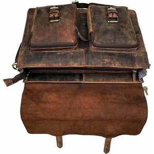 Forrest Buffalo Leather Briefcase for Men