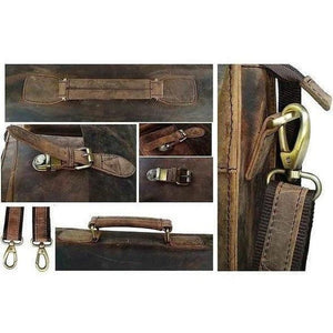 Forrest Buffalo Leather Briefcase for Men