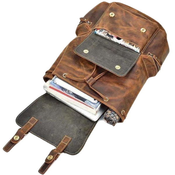 Load image into Gallery viewer, Thorne Buffalo Leather Backpack