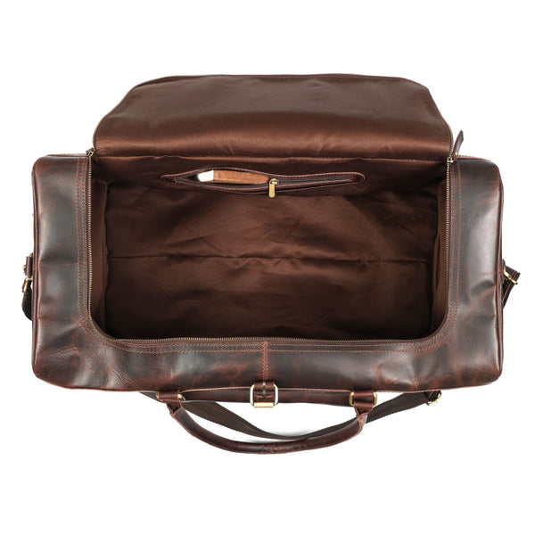 Load image into Gallery viewer, Adrian Buffalo Leather Duffel Bag for Men
