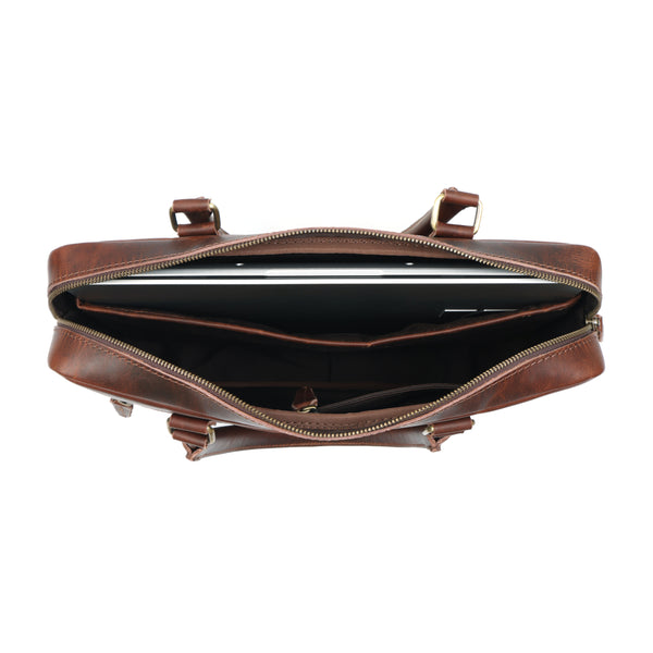 Load image into Gallery viewer, Julian Buffalo Leather Briefcase
