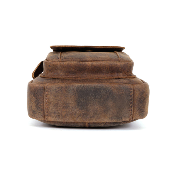 Load image into Gallery viewer, Cali Buffalo Leather Crossbody Bag

