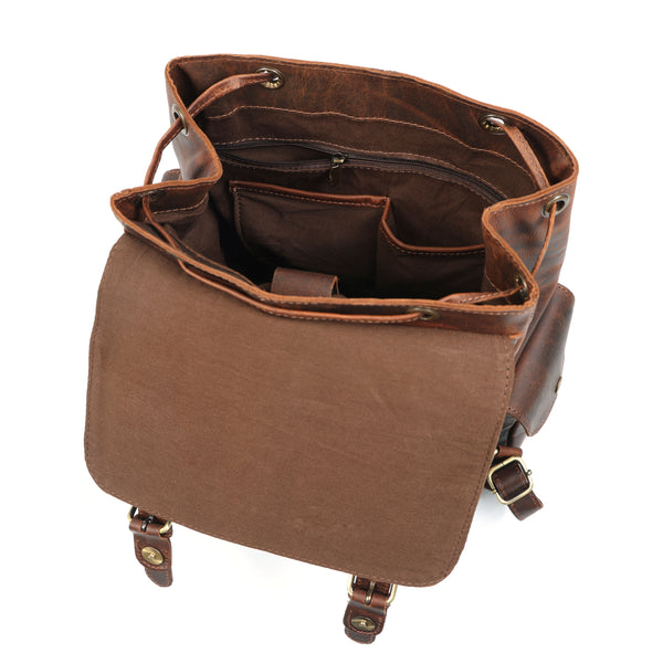 Load image into Gallery viewer, Emerson Buffalo Leather Backpack
