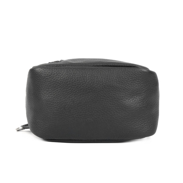 Load image into Gallery viewer, Emerson Black Buffalo Leather Sling Bag
