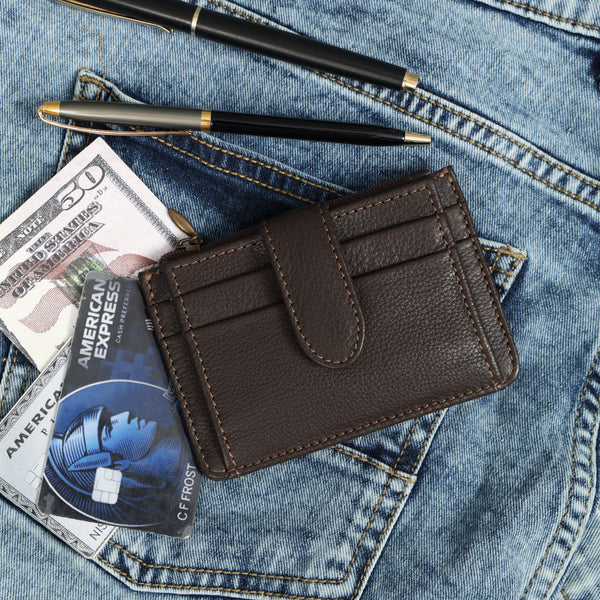 Load image into Gallery viewer, Handcrafted Leather Wallet with ID Window
