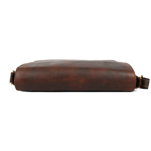 Brice Buffalo Leather Messenger Bag for Men