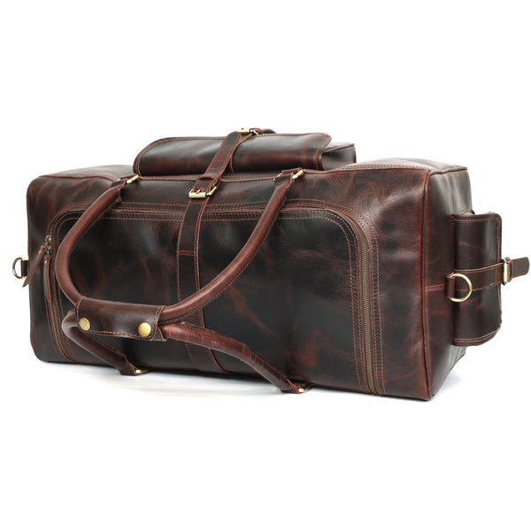 Load image into Gallery viewer, Adrian Buffalo Leather Duffel Bag for Men
