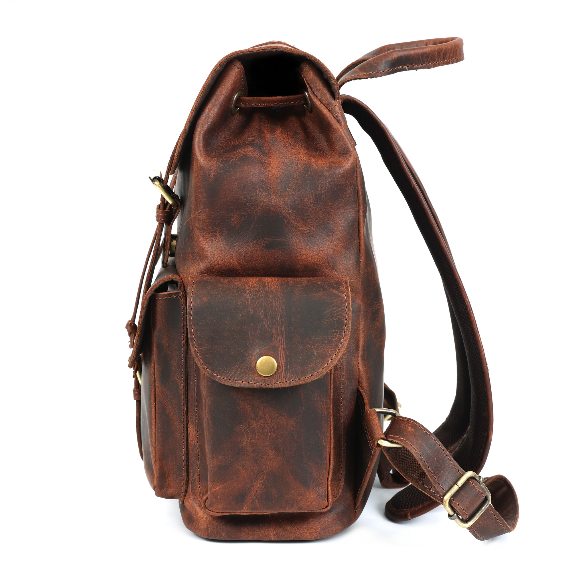Leather Backpack for Men & Women