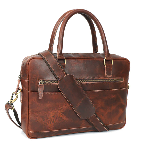 Load image into Gallery viewer, Julian Buffalo Leather Briefcase
