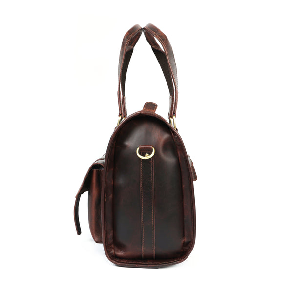 Load image into Gallery viewer, Bear Buffalo Leather Briefcase
