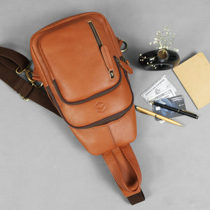 Terran Buffalo Leather Sling Bag