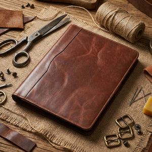 Apex Buffalo Leather Portfolio Padfolio