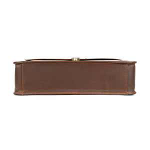 Bennett Buffalo Leather Messenger Bag for Men